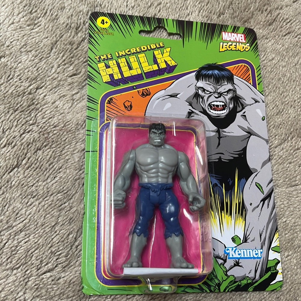 Marvel Legends Retro Vintage Series GREY HULK  Action Figure